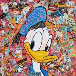 Donald's adventures - tableau Donald Duck pop art